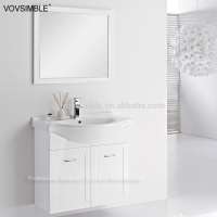 Wall Mounted Modern Smart Large Double Sink Bathroom Vanity cabinets