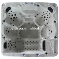 121 JETS Portable Acrylic outdoor whirlpool bath hot tub massage bathtubs made in China