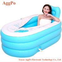 Inflatable Bath Tub PVC Portable SPA Environmental Bathtub Bathroom SPA For an Adult With Air Pump