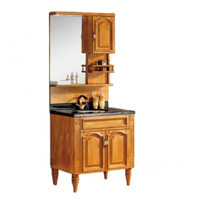 New Design Bathroom Vanity Solid Wooden Bathroom Cabinet with Mirror  KQ-6010