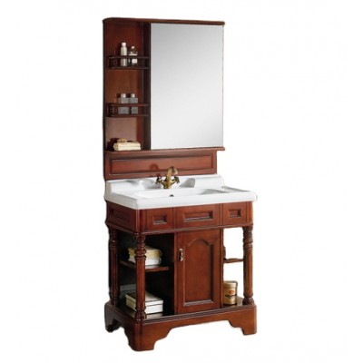 Cheap Price Antique Design Mirror Bathroom Cabinet  KQ-8045