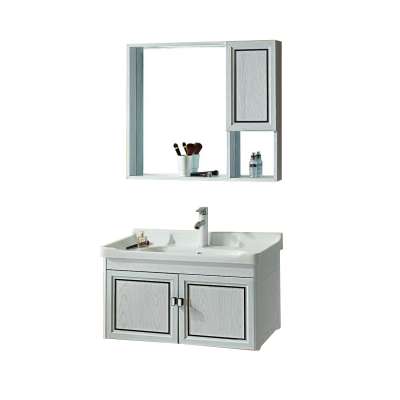 K-8526 Wholesale Price Space Aluminum Material Bathroom Vanities