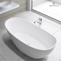 Soaking tub bathroom tub solid surface tub