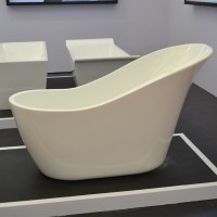 Red Solid Surface Bathtub For Adult