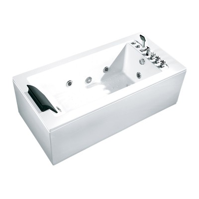 White One Person  Hydro Massage Spa  Air Bubble  Bathtub K-8875