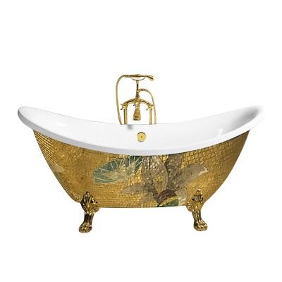 2020 New Products Classical Acrylic Material Freestanding Bathtub With Clawfoot