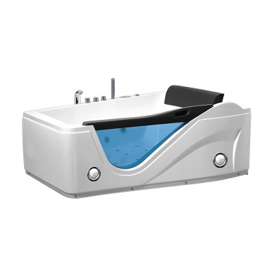 K-8909 1.8M Acrylic Rectangle Freestanding Portable Whirlpool Bath