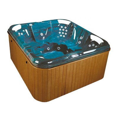 Hot Sale massage acrylic Outdoor Spa Hot Tub With LED Light