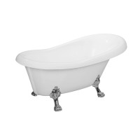 Waltmal Classic freestanding acrylic claw foot baby bath tub  61 Inch CUPC CE WTM-02501