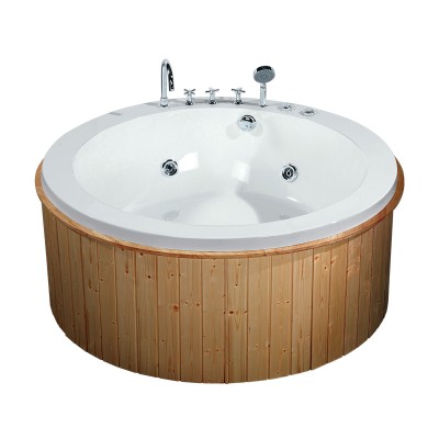 K-8994 freestanding pool chinese bathtub with water heater round bath tub prices